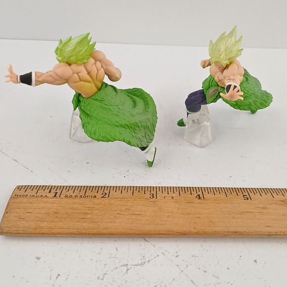 Dragon Ball Super Broly Mini Figures Set of 2 w/ Stands Anime Collectibles - Picture 7 of 8